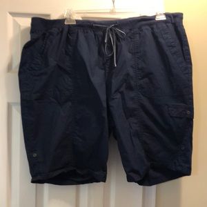 Two pairs of Cargo Shorts Roll Hem 26/28W